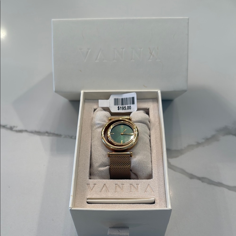 Vanna Gold and Green Women's Watch-purchased from Free People